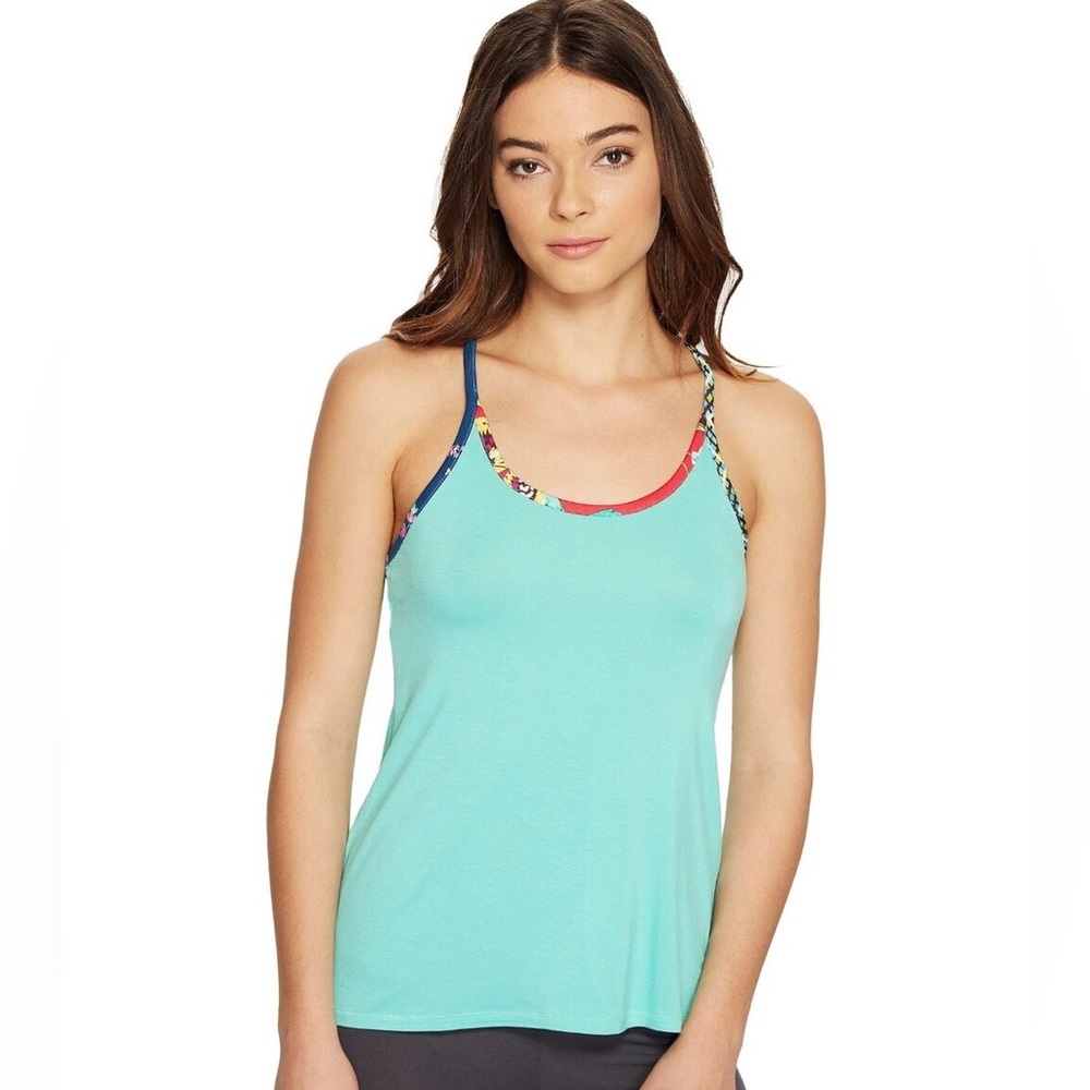 Vera Bradley Racerback Tank Nightshirt - Lounge Aqua Size Large